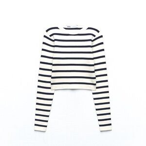 Zara basic rib knit sweater